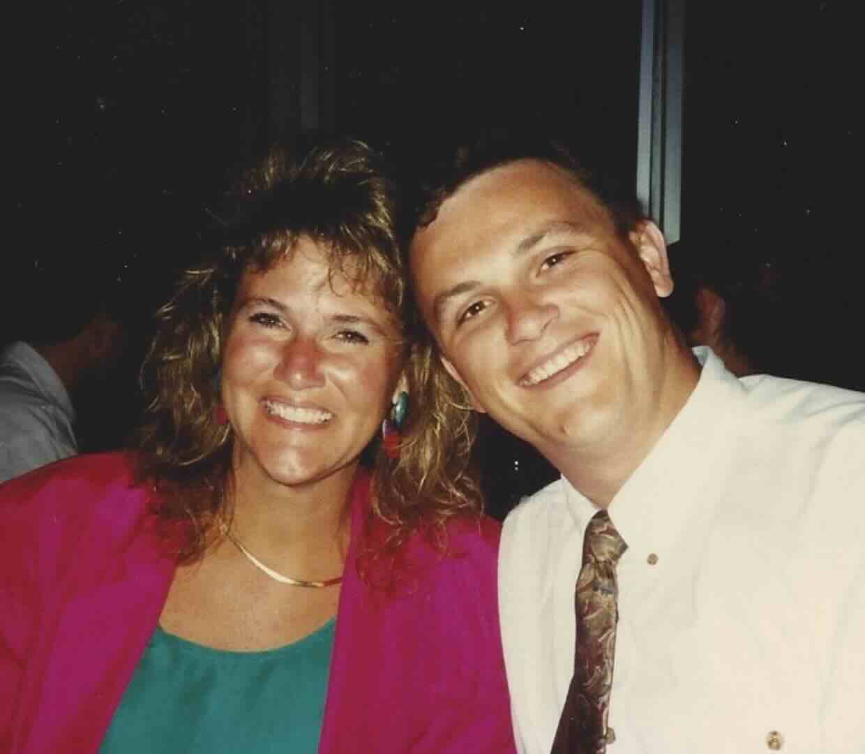 Gordon and Debbie in 1993